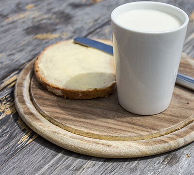 Hotel Dunza - Kaffee mit Milch